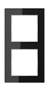 JUNG Einbaurahmen 2f sw glz Glas f.GEB-K A / A CREATION AC 582 GL SW