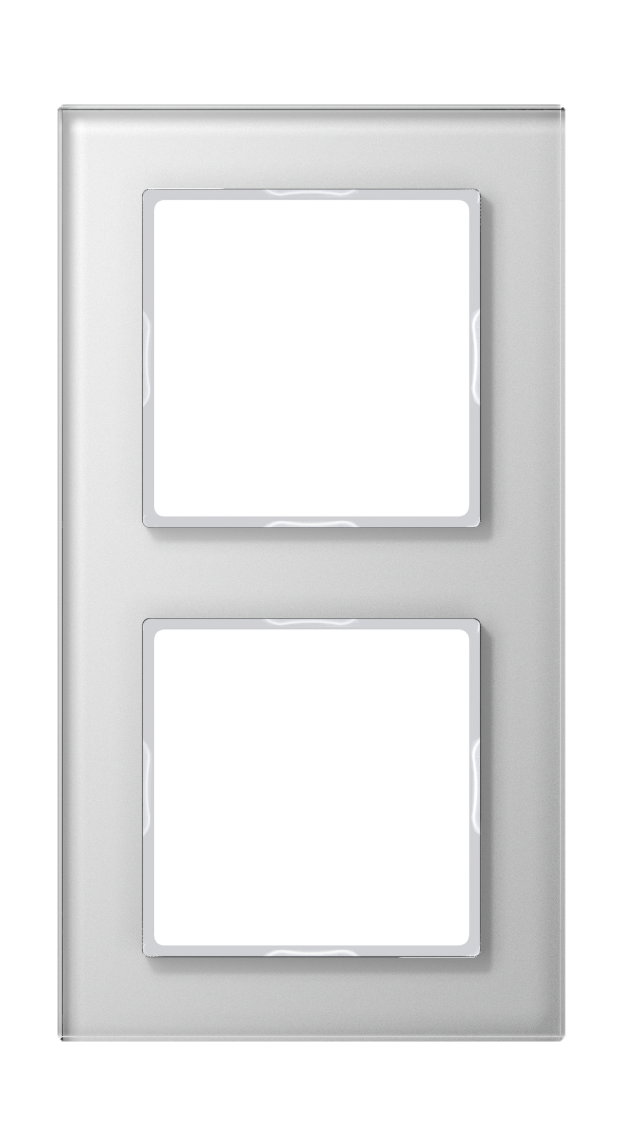 JUNG Einbaurahmen 2f aws glz Glas A / A CREATION AC 582 GL WW f.GEB-K