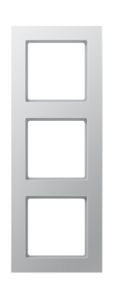 JUNG Einbaurahmen 3f alu glz Kst f.GEB-K A / A CREATION AC 583 AL