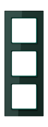 JUNG Einbaurahmen 3f gn glz Glas f.GEB-K AC 583 GL SG