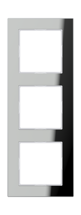 JUNG Einbaurahmen 3f si glz Glas f.GEB-K A / A CREATION AC 583 GL SI