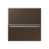 JUNG Hotelcard Schalter mokka glz A CRD RFID MO