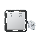 JUNG UP-Hotelabdeckung-Einsatz alu lack A CU KO5 M 24 L Basis+zentr.Abdeckpl
