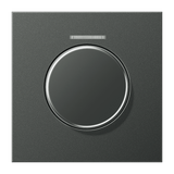 JUNG Drehknopf Symbol Dimmer anth mt LS AL 1940 KO5 AN