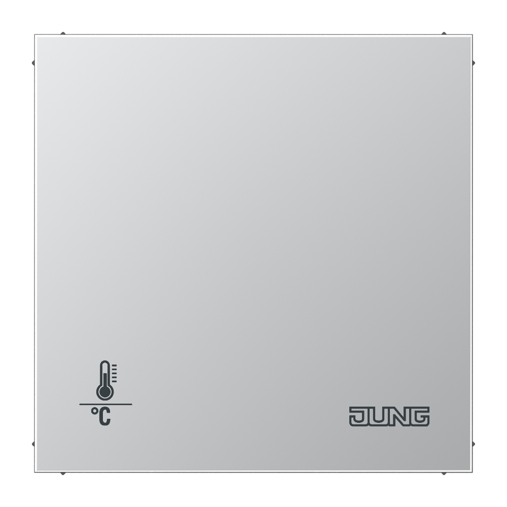 JUNG Raumtemperaturregler UP KNX alu mt LS AL 2178 ORTS Basiselem