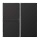 JUNG Taste 3t Schalter alu f.Bussystem LS AL 2403 TSA D