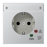 JUNG Steckdose 1f alu mt UP IP20 BSF ÜSS LS AL 2521 NAUF vert