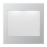 JUNG Lichtsignal alu Aufs LED UP IP20 LS AL 2539 RGB 230V m.LM festst.Symb