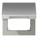 JUNG Einbaurahmen 1f alu mt Klappd LS AL 2990 KL Metall f.GEB-K