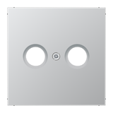 JUNG Zentralplatte Ant.dose 2f alu LS AL 2990 TV Schraubbef