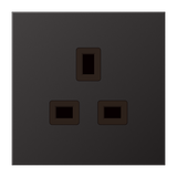 JUNG Steckdose 1f alu mt UP m.BS BS IP20 LS AL 3521 D vert
