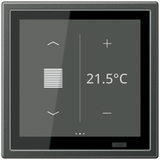 JUNG Bedienelement KNX Metall anth UP AL 459 D 1S AN 6Bet man.SollwVerst