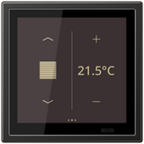 JUNG Bedienelement KNX Metall dark UP AL 459 D 1S D 6Bet man.SollwVerst