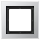JUNG Einbaurahmen 1f alu mt Metall LS / LS-DESIGN ALD 2981 f.GEB-K