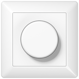 JUNG Abdeckung Symbol Dimmer aws glz AS 1540 WW