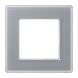 JUNG Einbaurahmen 1f gr mt Glas f.GEB-K AV 581 GLM KG