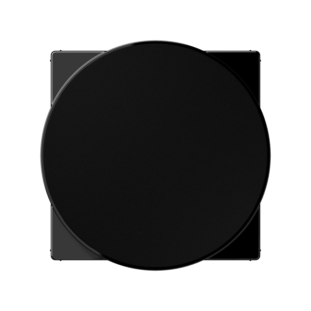 JUNG Abdeckung Blende sw glz A WC MAG SW