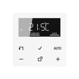 JUNG Uhrenthermostat 5-30°C 230V ws IP20 BT A 1791 WW 16A -0,5-0,5K