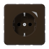 JUNG Steckdose 1f br glz UP m.BS IP20 BT CD 1521 SE BR vert