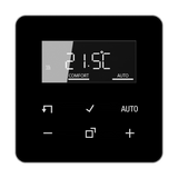 JUNG Uhrenthermostat 5-30°C 230V sw IP20 BT CD 1791 SW 16A -0,5-0,5K