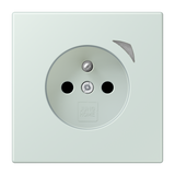 JUNG Steckdose 1f cer_pal mt UP m.BS BT LC 1521 F S 215 Schutzk IP20 vert
