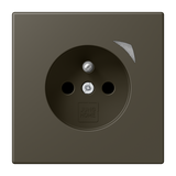 JUNG Steckdose 1f omb_bru_cla mt UP m.BS BT LC 1521 F S 241 Schutzk IP20 vert