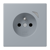 JUNG Steckdose 1f gri_cla_59 mt UP m.BS BT LC 1521 F S 257 Schutzk IP20 vert