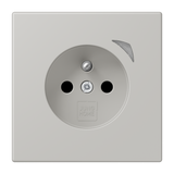 JUNG Steckdose 1f gri_cla_31 mt UP m.BS BT LC 1521 F SE 205 Schutzk IP20 vert