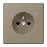 JUNG Steckdose 1f omb_nat_moy mt UP m.BS BT LC 1521 F SE 242 Schutzk IP20 vert