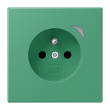 JUNG Steckdose 1f ver_59 mt UP m.BS IP20 BT LC 1521 F SE 250 Schutzk vert