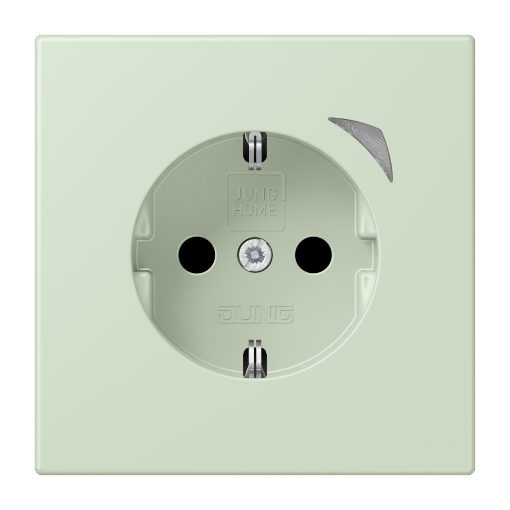 JUNG Steckdose 1f ver_ang_pal mt UP m.BS BT LC 1521 S 218 IP20 vert