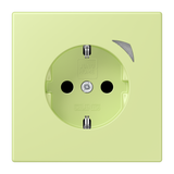 JUNG Steckdose 1f ver_jau_cla mt UP m.BS BT LC 1521 SE 222 IP20 vert