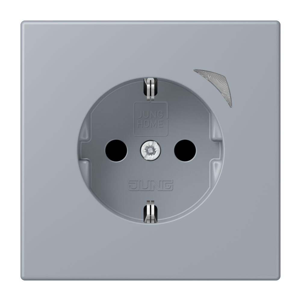JUNG Steckdose 1f gri_cla_59 mt UP m.BS BT LC 1521 SE 257 IP20 vert