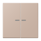 JUNG Bedienelement 2f omb_bru_cla m.Abd BT LC 17102 240 f.Dimmeins f.Schalteins