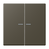 JUNG Bedienelement 2f omb_bru_cla m.Abd BT LC 17102 241 f.Dimmeins f.Schalteins