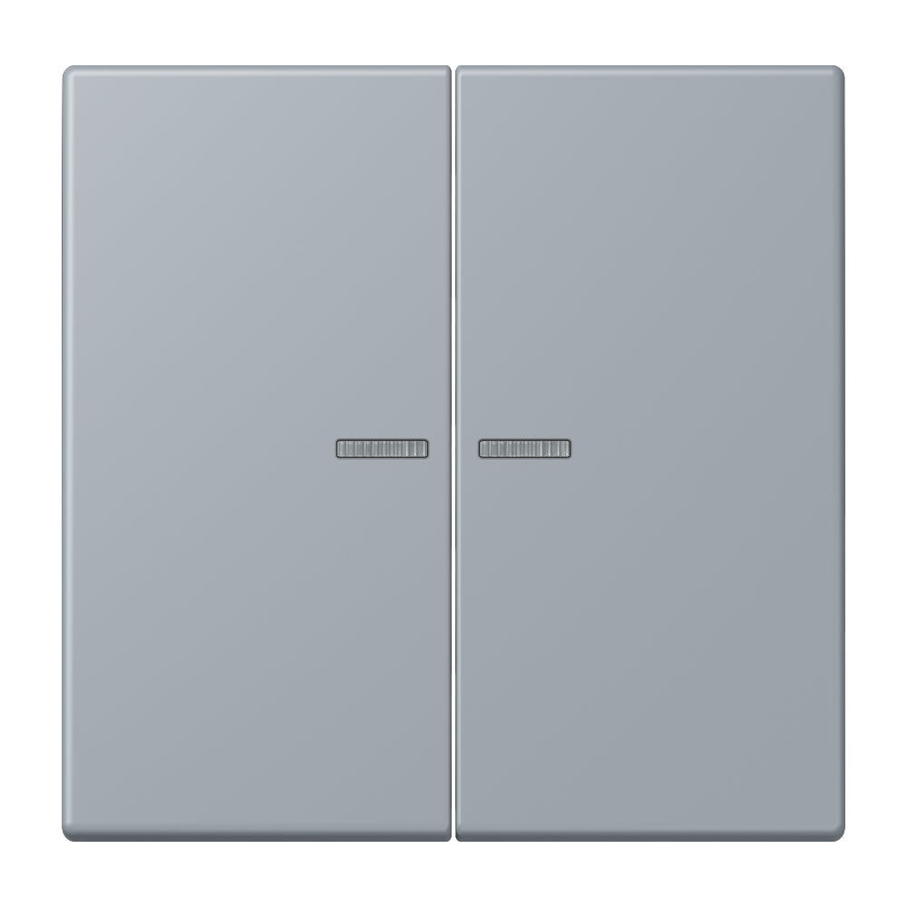 JUNG Bedienelement 2f gri_cla_59 m.Abd BT LC 17102 257 f.Dimmeins f.Schalteins