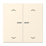 JUNG Bedienelement 2f bla_ivo m.Abd mt BT LC 17102 P 245 f.Dimmeins LED