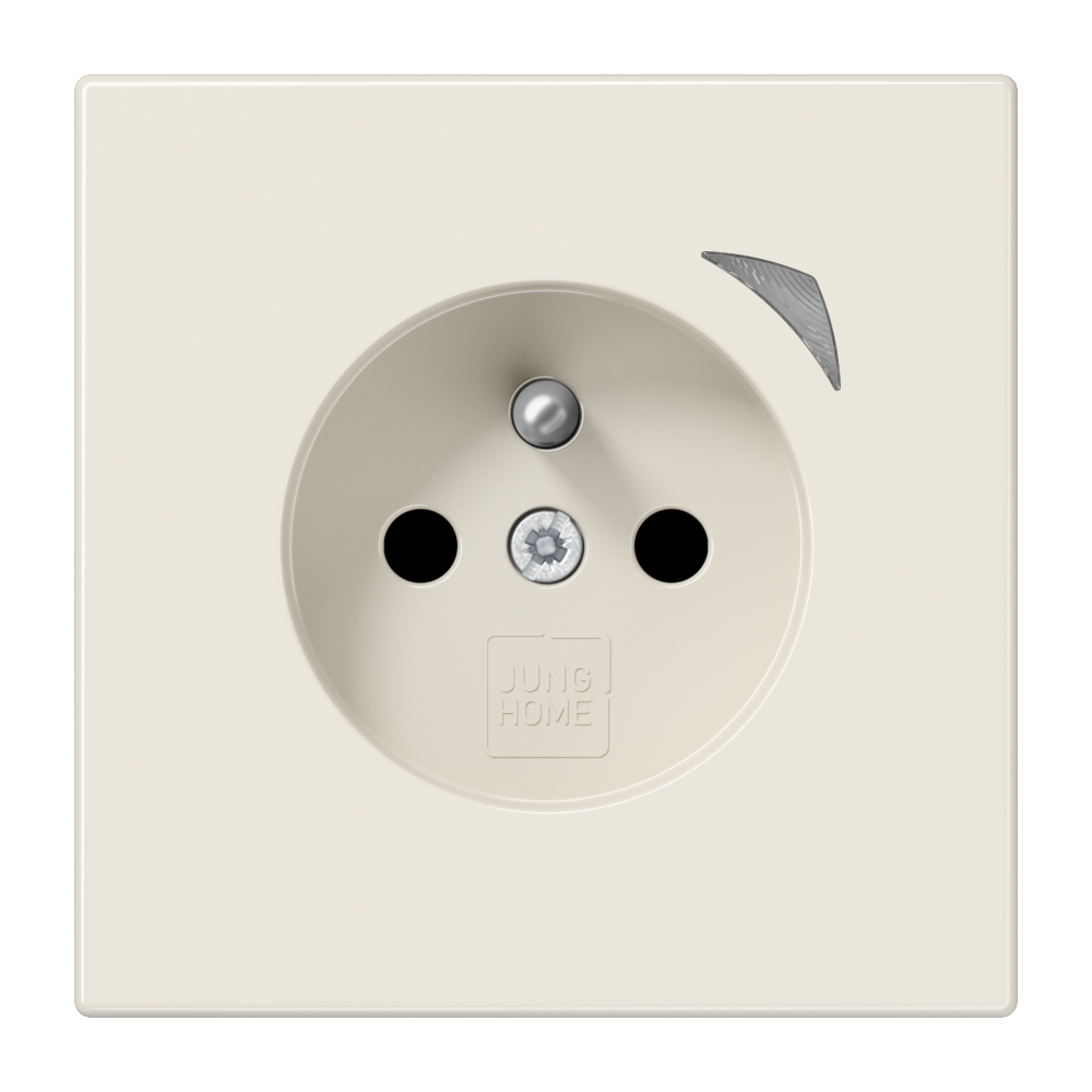 JUNG Steckdose 1f ws glz UP m.BS Schutzk BT LS 1521 F S IP2X vert