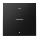 JUNG Bedienelement 1f gra-sw m.Abd mt BT LS 17101 P SWM f.Dimmeins LED