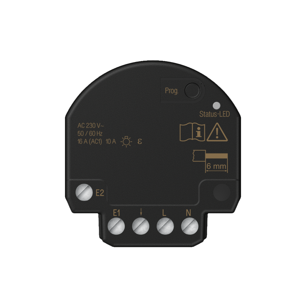 JUNG Schaltaktor UP TE 1f 16A 2300W BT S1 B2 U 230-240V Handbedien
