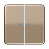JUNG Tastsensor KNX UP brz glz 2f 4pkt CD 1092 1ST RF GB Bussystem KNX-RF (Funk