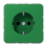 JUNG Steckdose 1f gn glz UP m.BS IP20 CD 1520 BFKI GN vert
