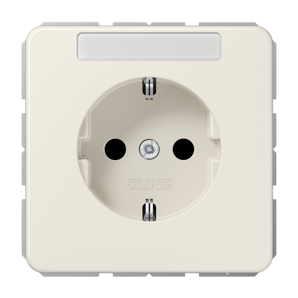 JUNG Steckdose 1f ws glz UP IP20 BSF CD 1520 BFNA vert