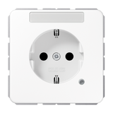 JUNG Steckdose 1f aws glz UP m.BS IP20 CD 1520 BFNAKO WW BSF vert