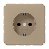 JUNG Steckdose 1f go/brz UP m.BS IP20 CD 1520 KI GB vert