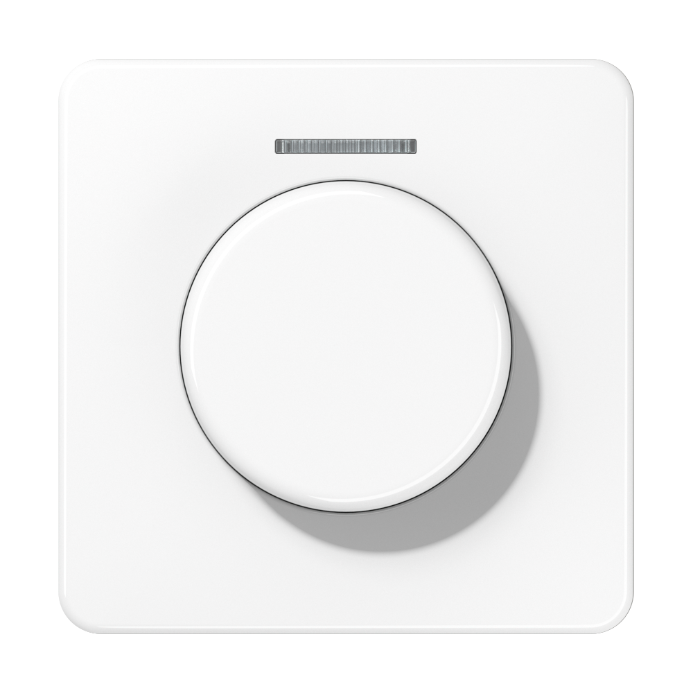 JUNG Drehknopf Symbol Dimmer aws glz CD 1540 KO5 WW