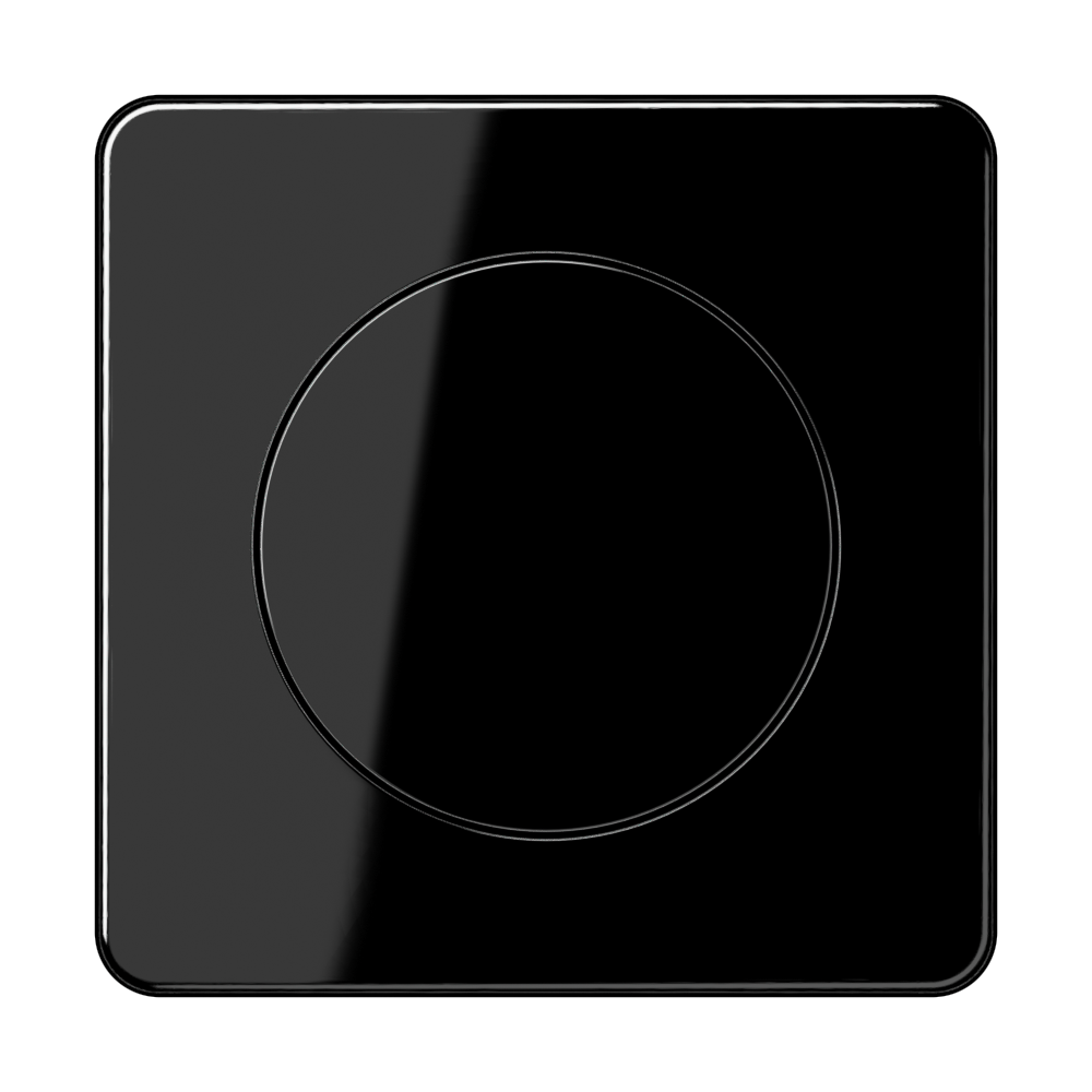 JUNG Abdeckung Symbol Dimmer sw glz CD 1740 SW