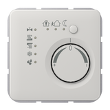 JUNG Raumtemperaturregler UP KNX lgr glz CD 2178 TS LG Bedienelement LED