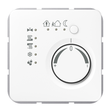 JUNG Raumtemperaturregler UP KNX aws glz CD 2178 WW Bedienelement VorOrt_Bedien