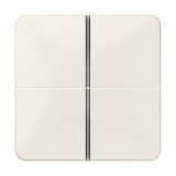 JUNG Taste_4t Schalter ws glz CD 404 TSA